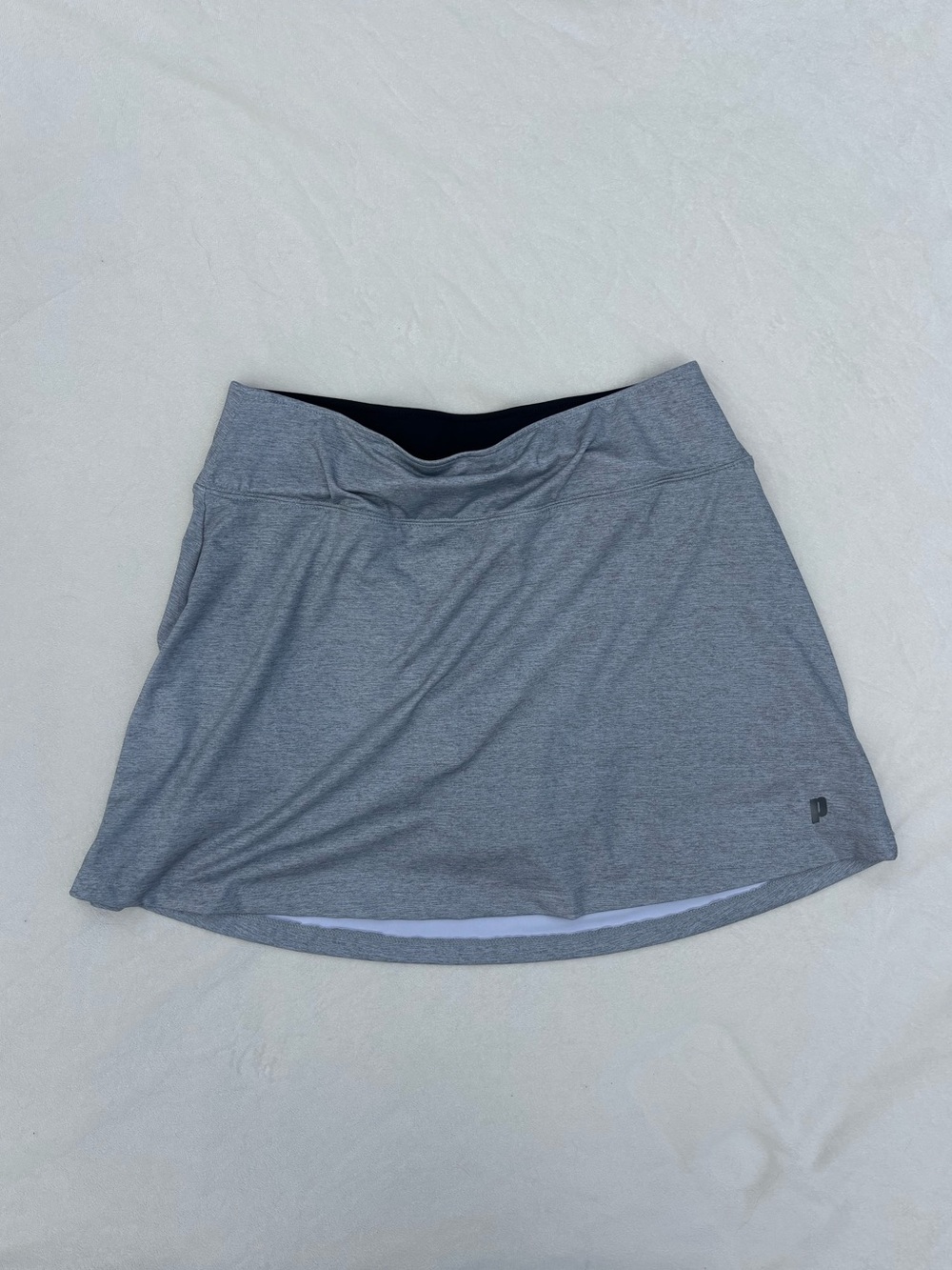 Prince Gray Tennis Skirt with Compression Shorts